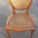 Lot de 6 chaises médaillons de style Louis XVI