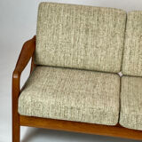 Canapé-lit en teck danois par Juul Kristensen, design vintage