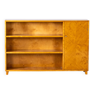 Bibliothèque Buffet vintage en bouleau 1940 Suède