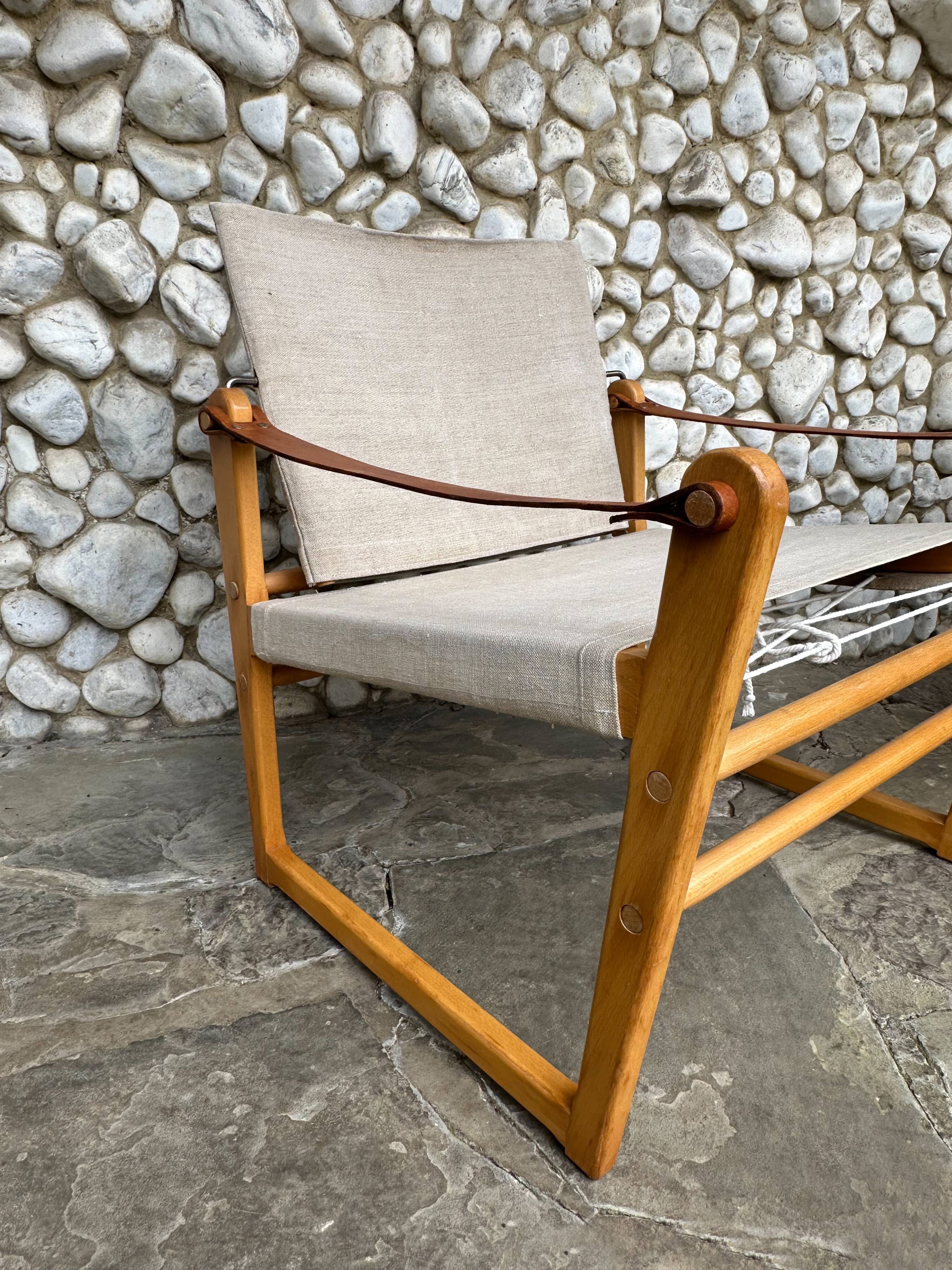 Pair of Safari Cikada armchairs by Bengt Ruda for IKEA, Sweden, 1970.