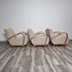 Armchairs from Jindrich Halabala, 1940s, Set of 3
