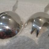 2-piece silver-plated salad serving set by Christofle Goldsmith Duo 24.6cm