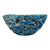 Eruptive ceramic dish from the 60s