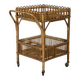 Vintage 1960s Italian-design bamboo bar cart