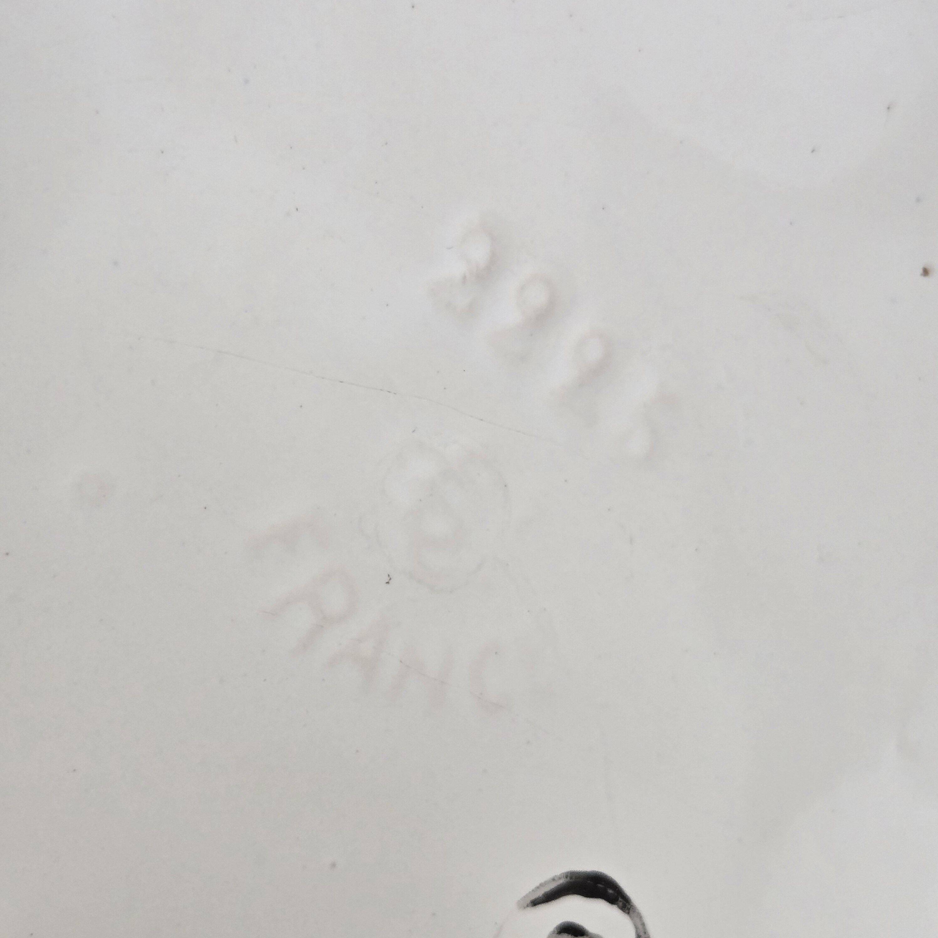 Vintage Saint-Clément flat bowl 1950