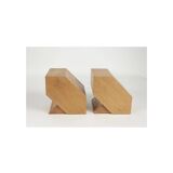 Pair of Greenhouse Book in Light Oak, Design 1960