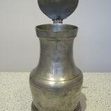 19th century wine pitcher carafe with lid