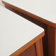Pair of nightstands in walnut and formica 1950