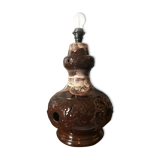 Large ceramic lamp foot with double lighting