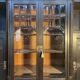 Vitrine - Armoire Napoléon III / Anglaise en bois noirci