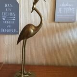 Vintage brass bird