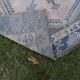 Vintage distressed Turkish Oushak rug 150 x 275 cm