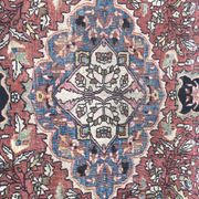 Old Persian carpet end Sarogh handmade 102 X 142 CM