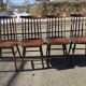 Series of 4 scandinavian chairs