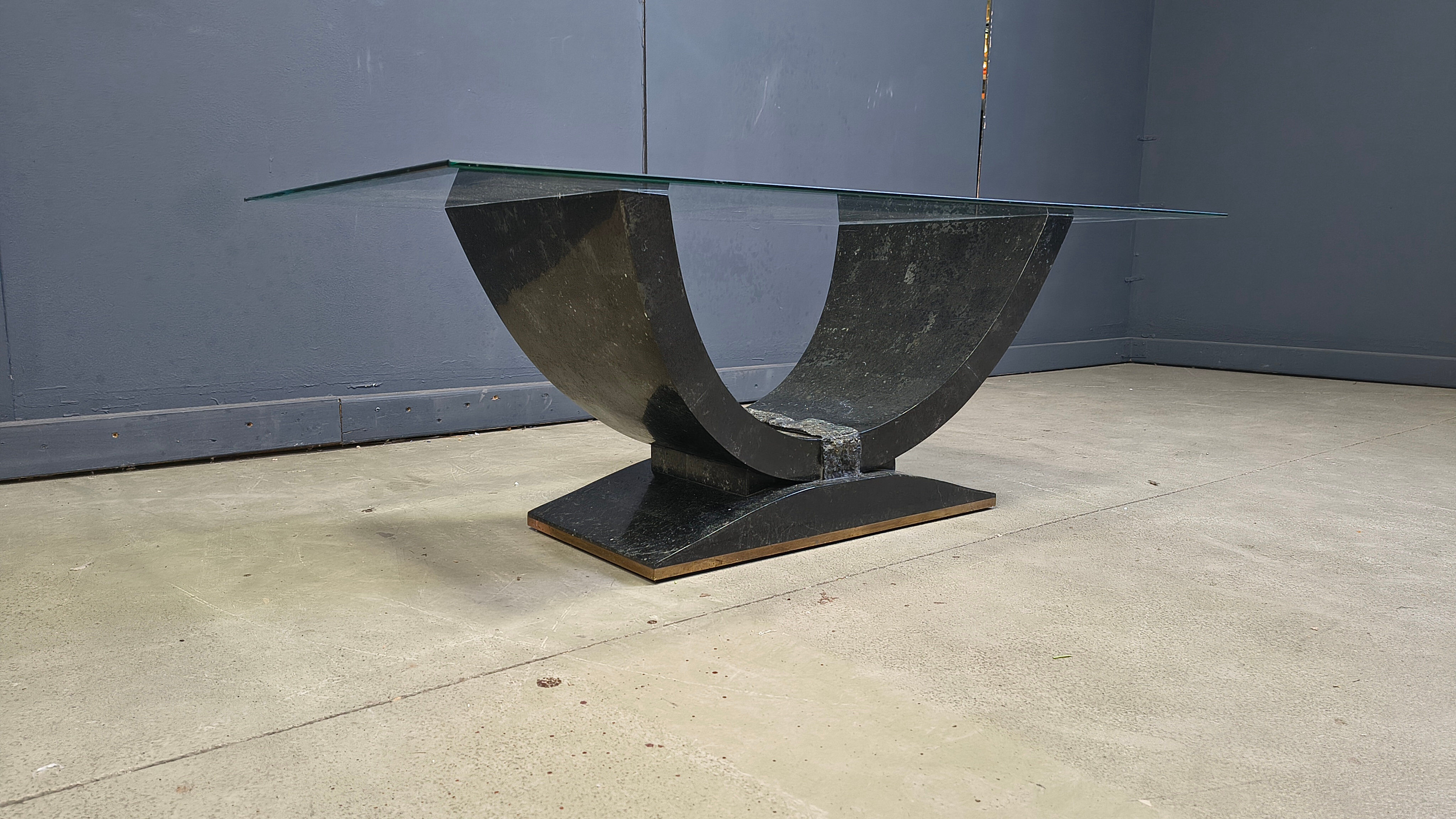 Vintage tessellated coffee table by Maitland Smith, 1980s