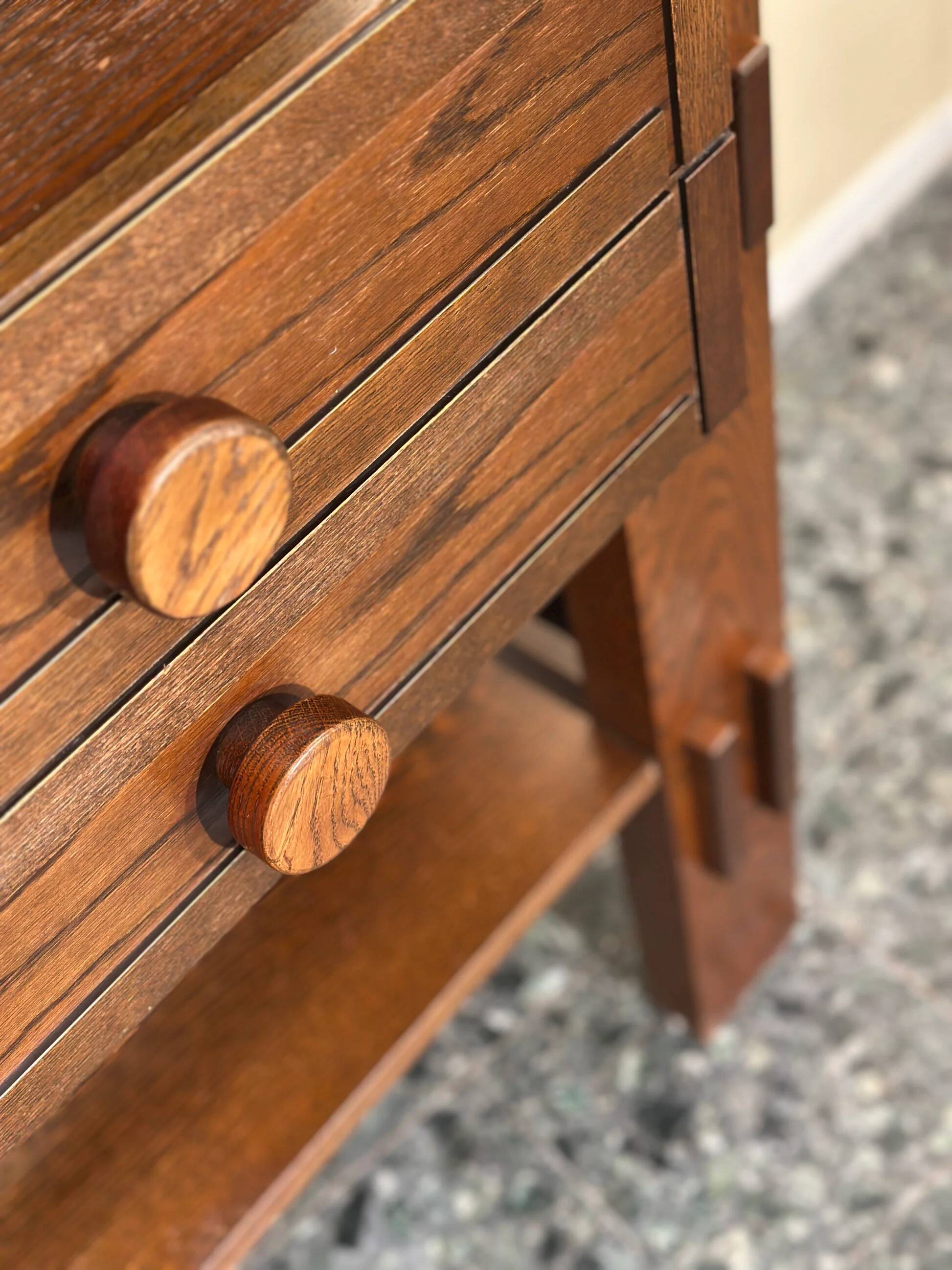 Brutalist architectural cabinet