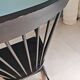 Rocking Chair Black Wood Vintage 1960 — Scandinavian Style