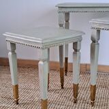Exotic wood nesting tables