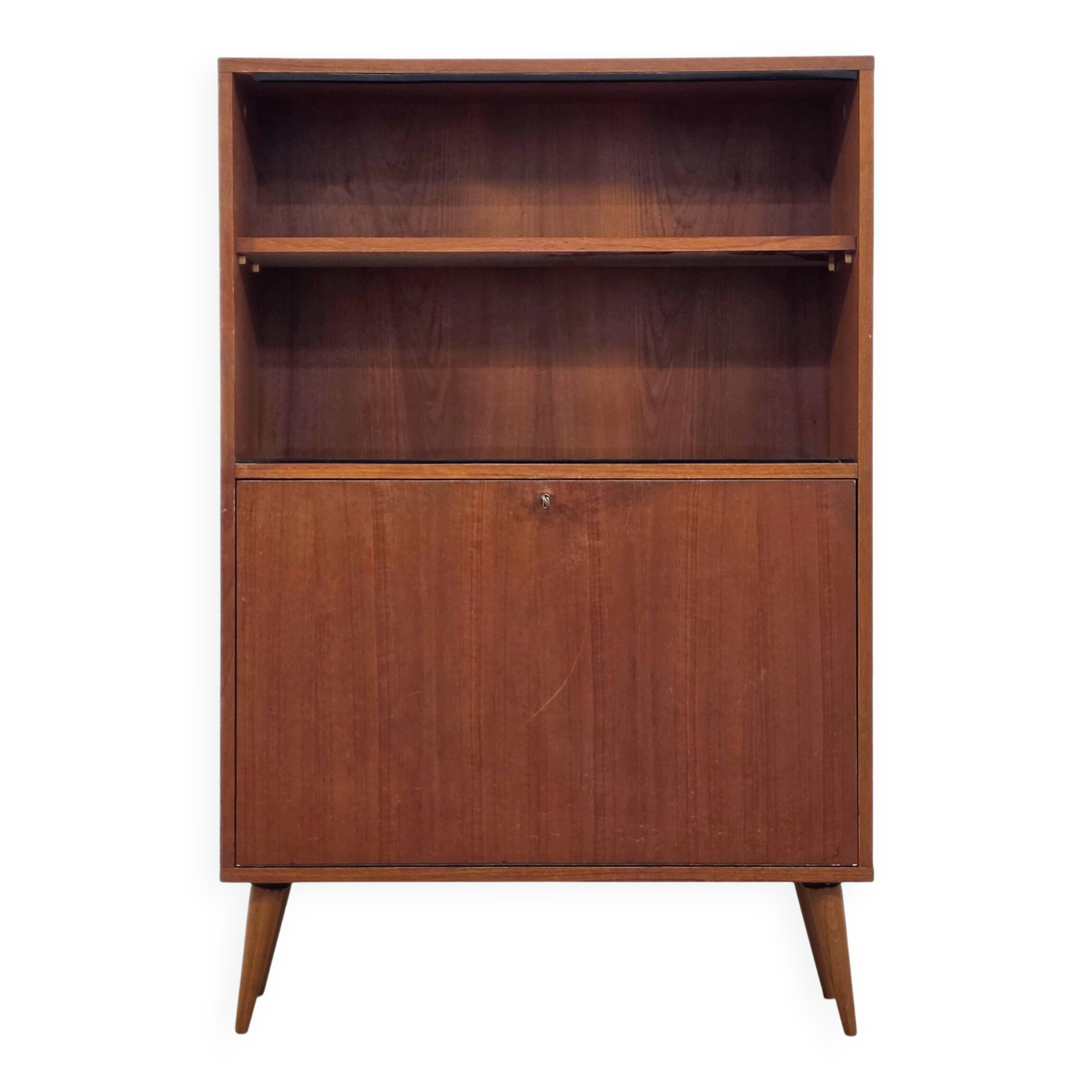 Scandinavian teak library from the 1970s.