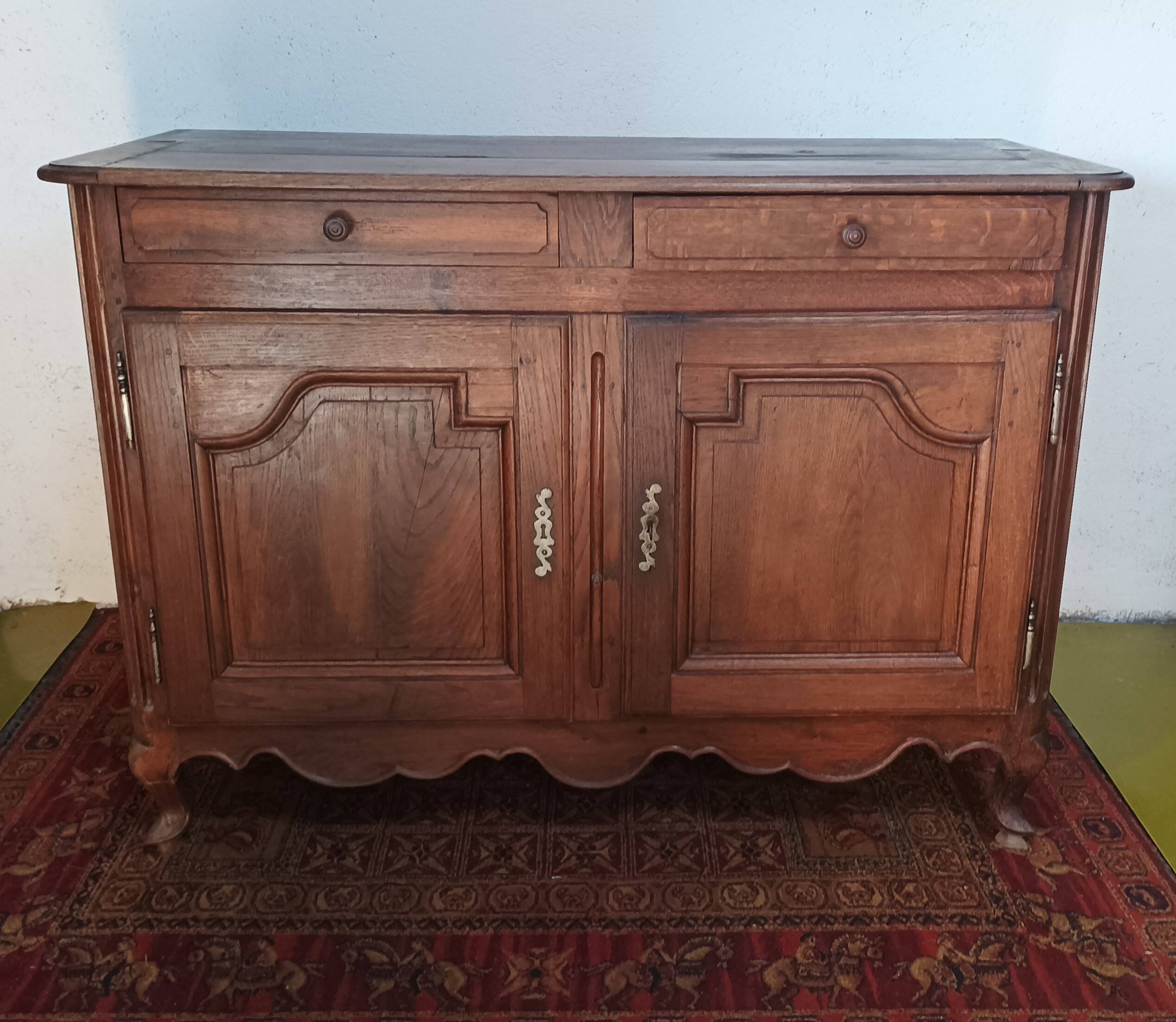 Louis XV oak sideboard