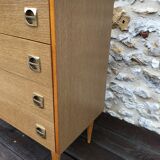 Vintage dresesr 4 drawers 60/70