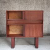 Top mahogany architect buffet France 1950