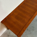 Vintage Danish bench with planter in teak