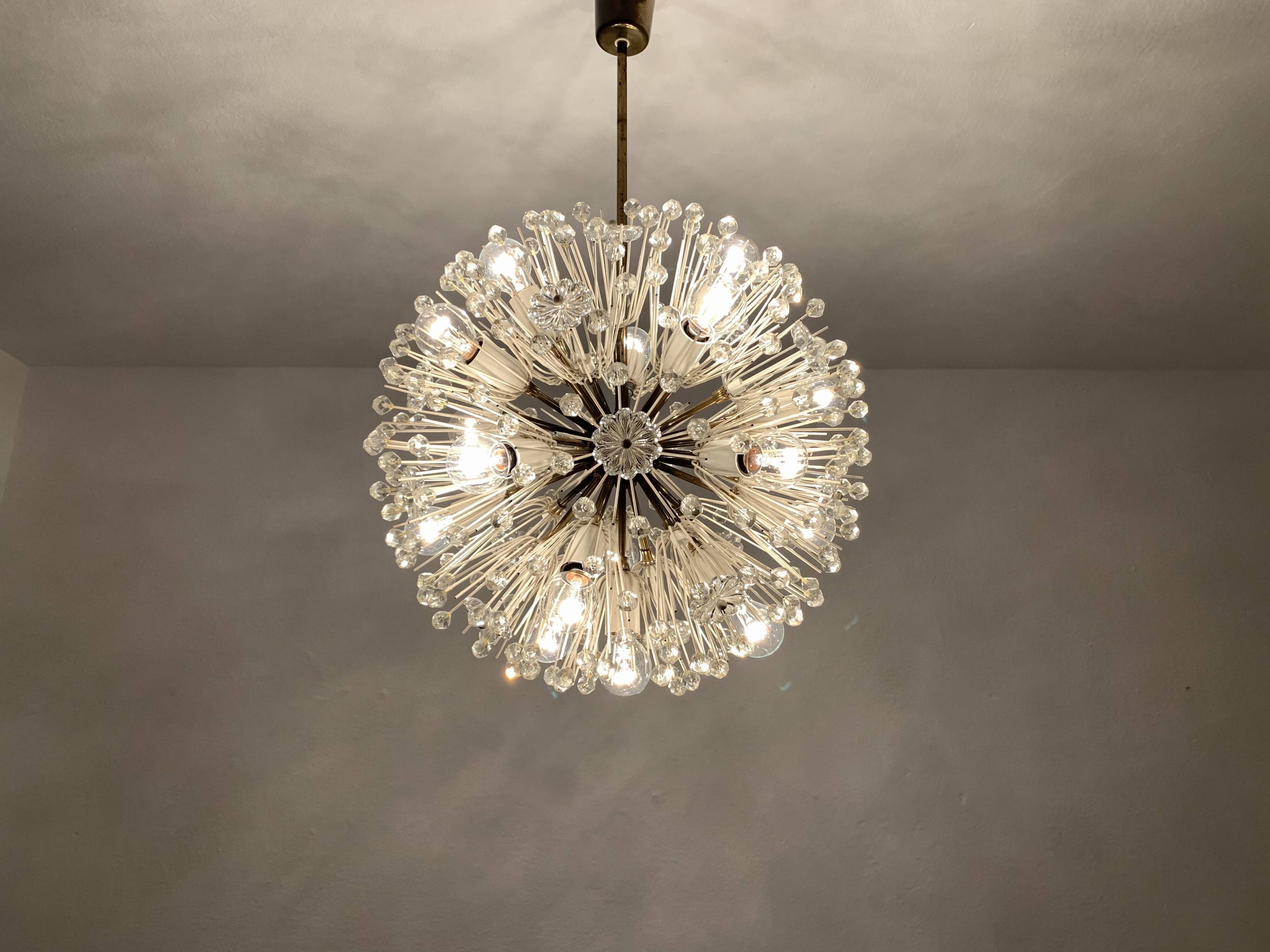 Dandelion Chandelier par Emil Stejnar pour Rupert Nikoll