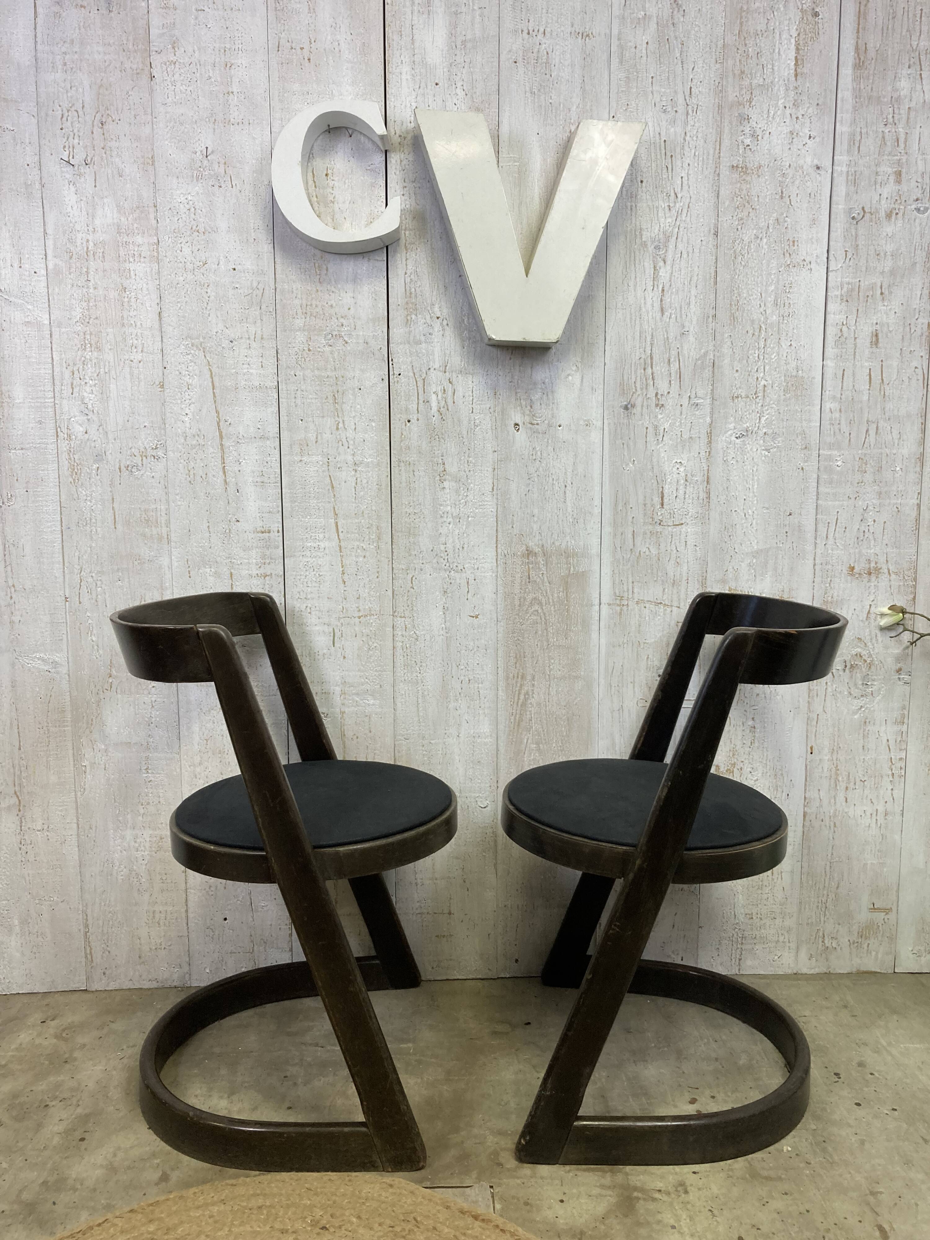Pair of Halfa Baumann chairs