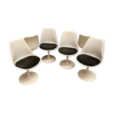 Lot of 6 tulip chairs design 1969
