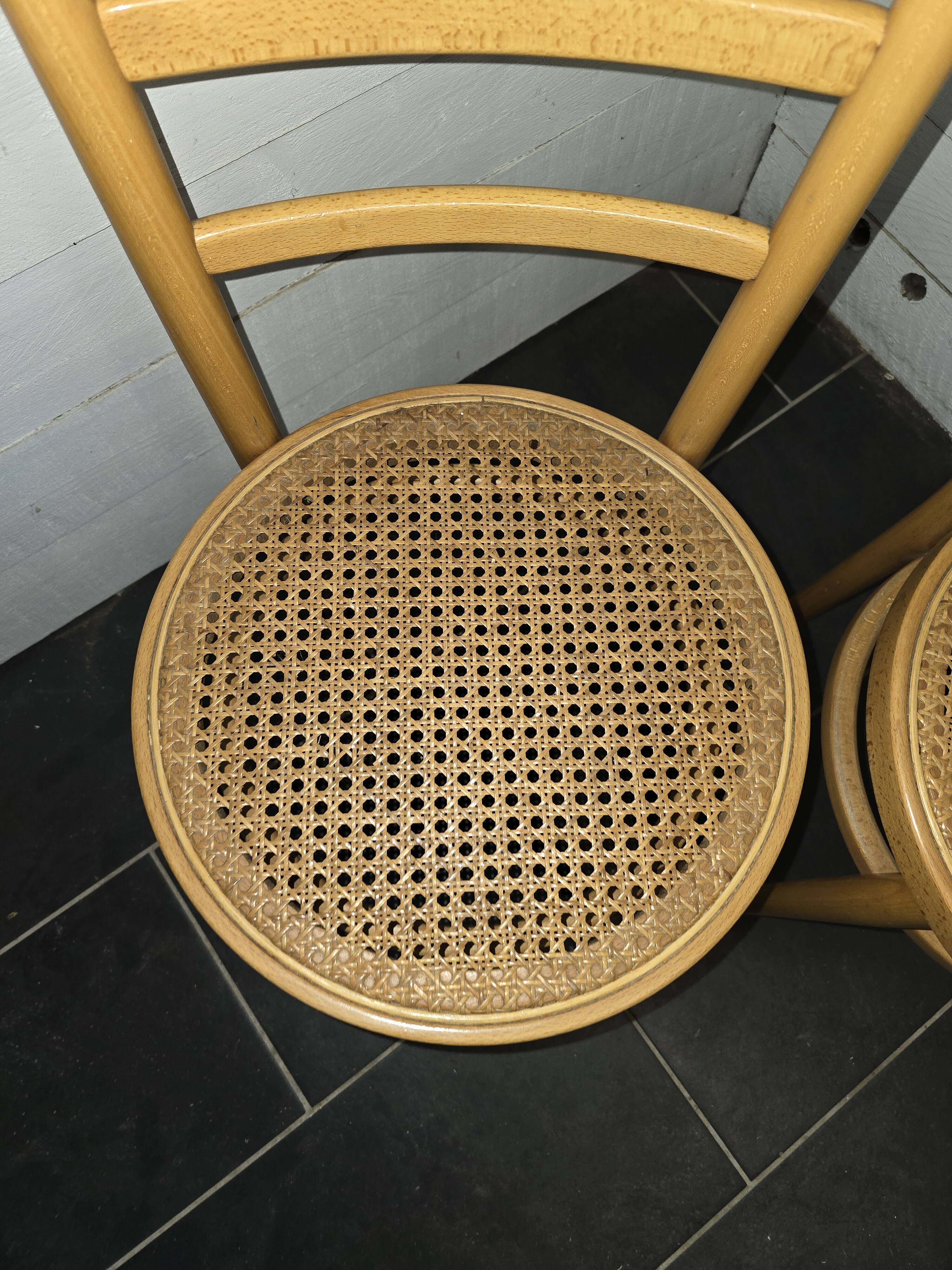 Paire de chaises de bistrot Baumann