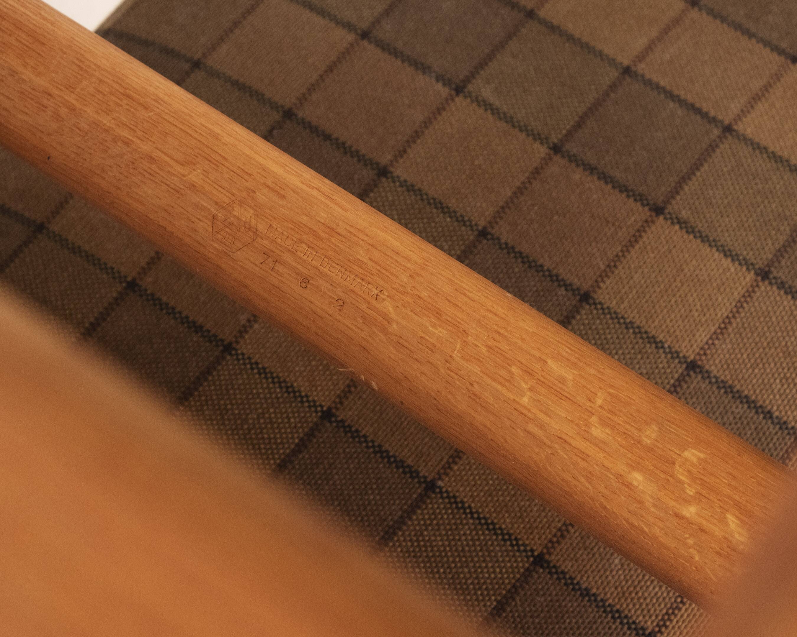 2X Jørgen Bækmark Lounge Chairs Model J84, 1971 Denmark