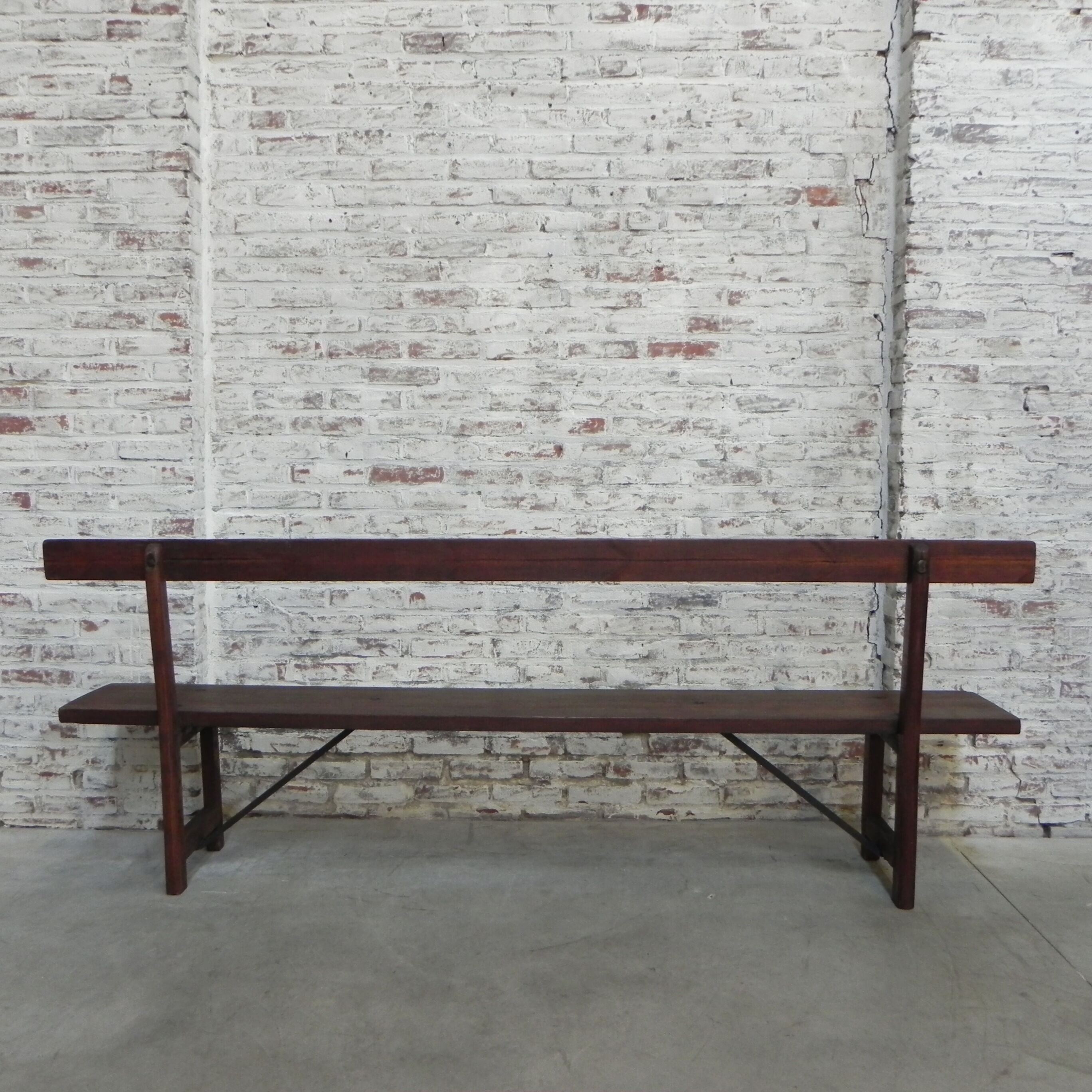 Wooden bench 225 cm
