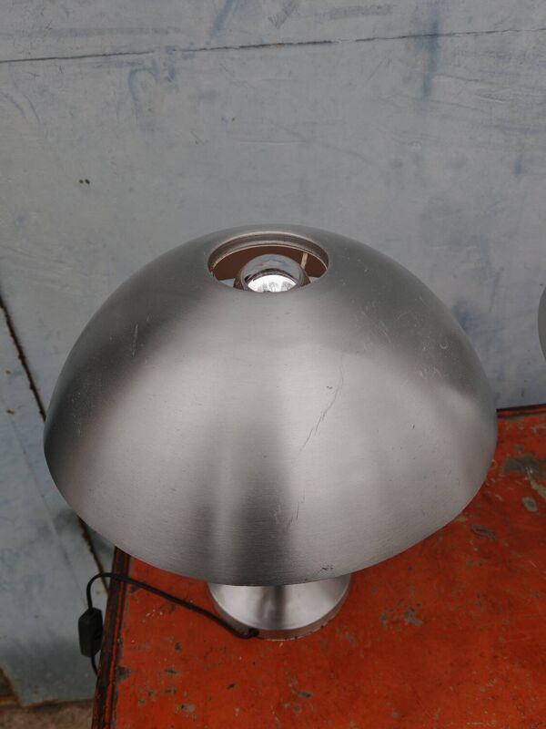 Paires de lampe champignon Philips alu 70'
