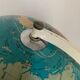 Vintage globe 1979 terrestrial Taride twisted metal 35 cm