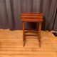 Tables édouardiennes du 20e siècle, années 1890, ensemble de 3