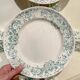 Set of 8 Antique Flat Plates "Figuig" Iron Earth – Longchamp 19th Century
