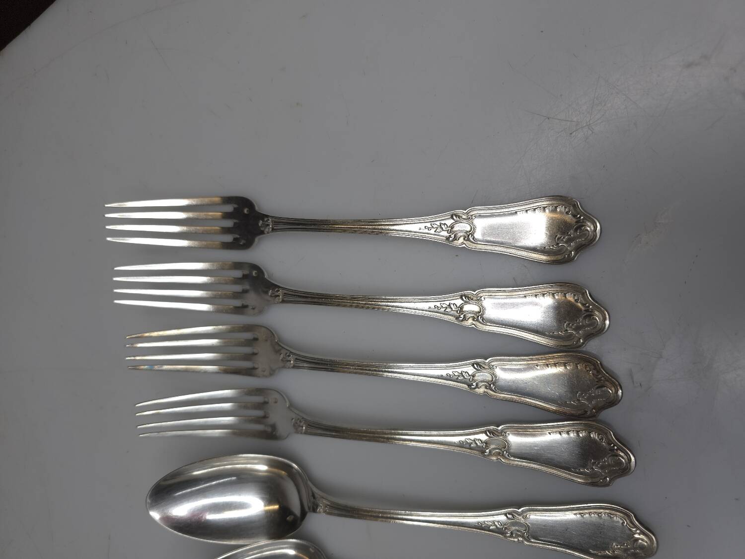 Solid silver cutlery