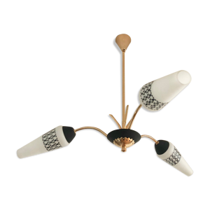 Lustre aux 3 tulipes
