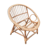 Fauteuil osier rotin enfant