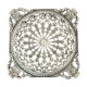 Large old brass trivet