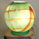 Lamp ball glass Murano/Italy/signed F. Silviy