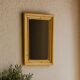 Vintage mirror in natural bamboo Riviera style (1983)