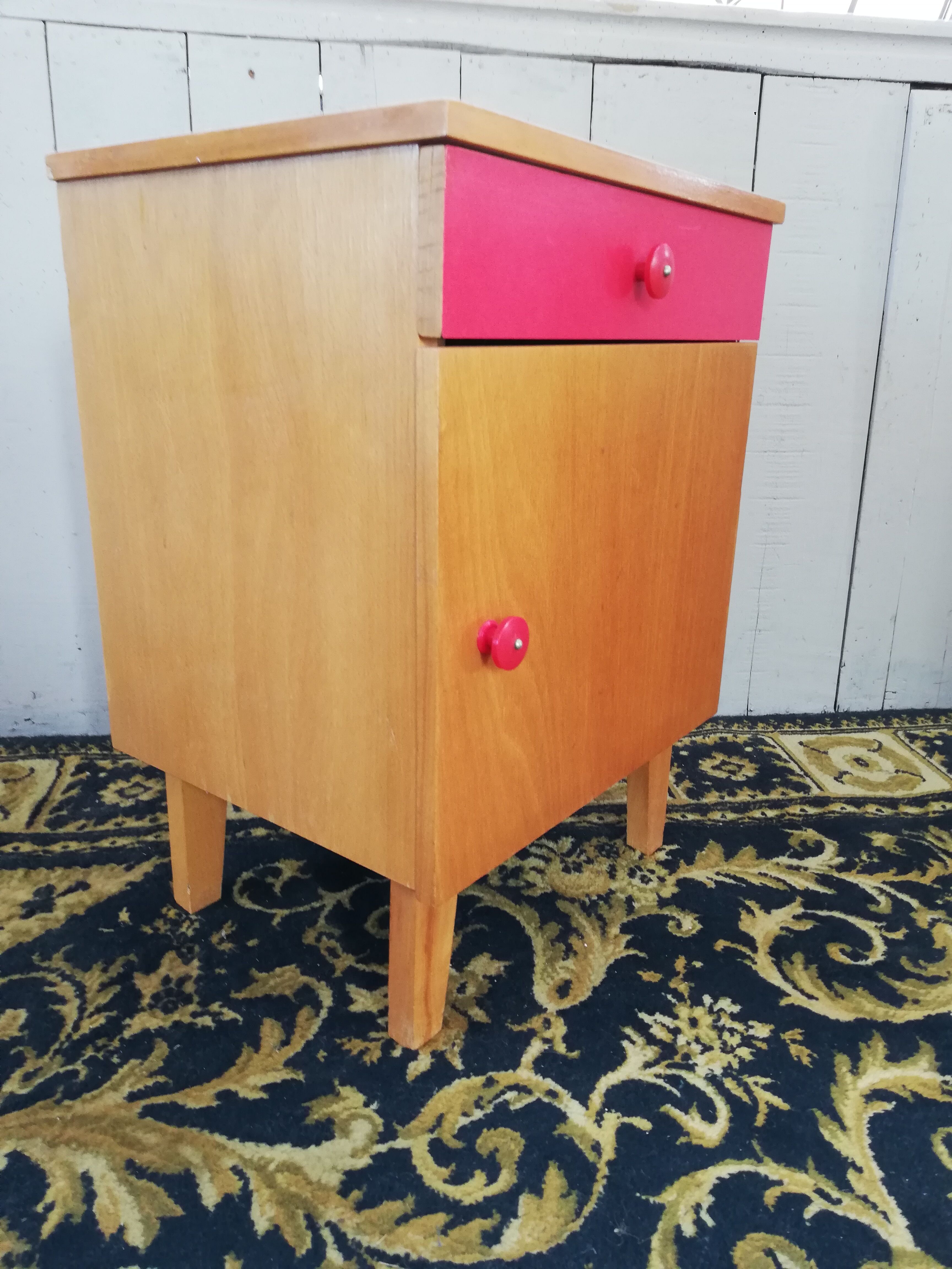Pair of bedside tables, Czech