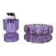 1970s Stunning Purple Smoking Set By Antonio Imperatore in Murano Glass