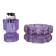 1970s Stunning Purple Smoking Set By Antonio Imperatore in Murano Glass