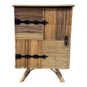 Confiturier en rotin