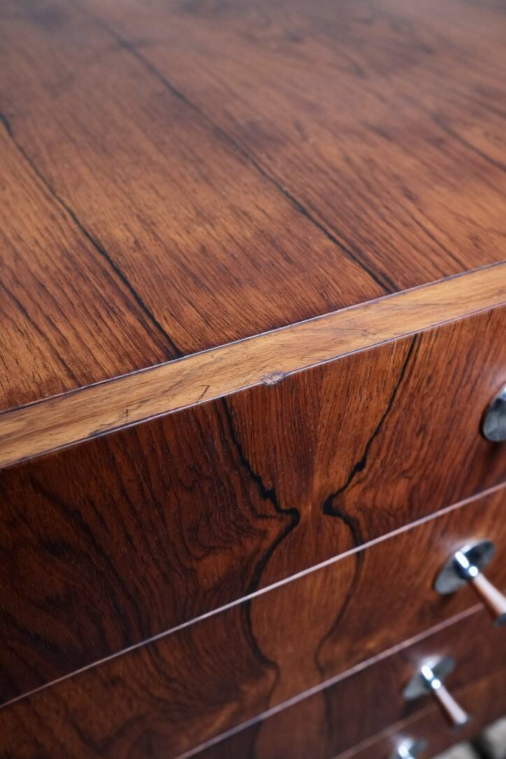 Rosewood sideboard 816 by Alain Richard for Meubles TV, France, 1960