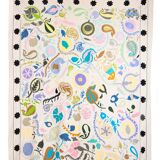 Hand embroidered suzani textile 260 x 230 cm