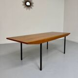 Ancienne table basse bois design Wilhelm Renz style scandinave vintage an60
